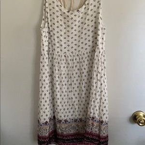 Sun dress with open back